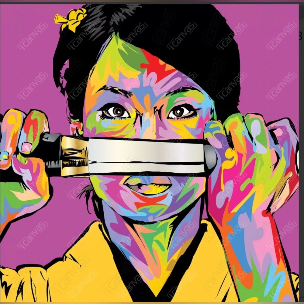 Oren Ishii from Kill Bill - Large Canvas Print